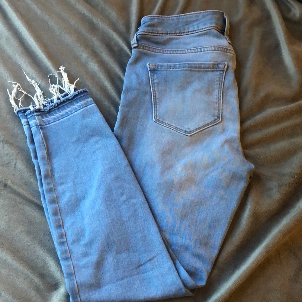 Jean Blue Capris